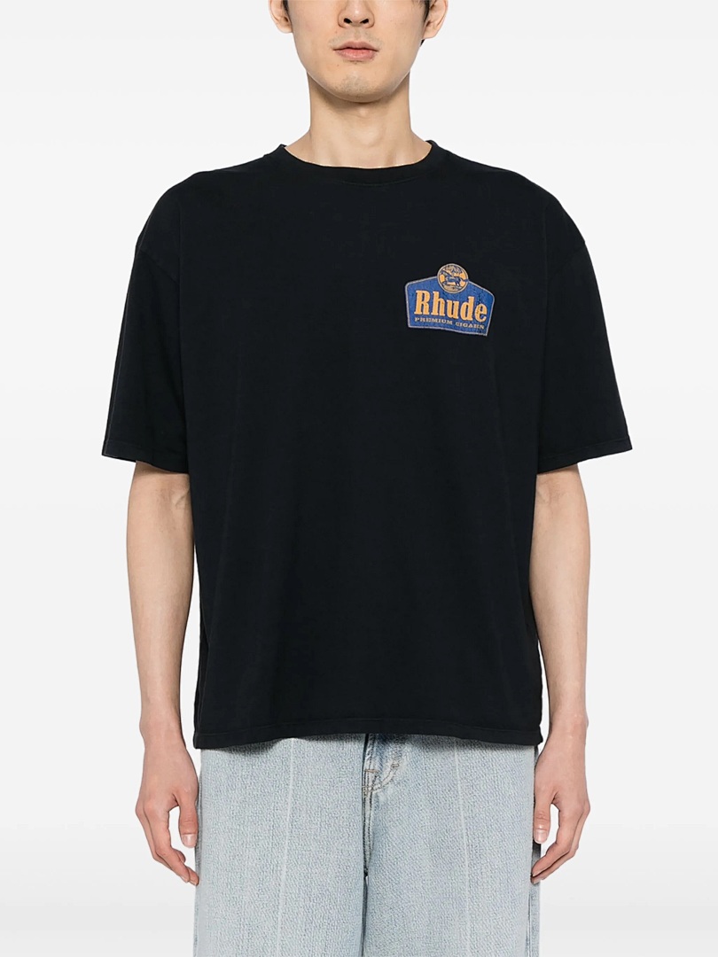 On Running ON SALE58 Rhud Grand Cru T-Shirt Brown Khaki Print Short Sleeve T : Black Apricot S M L - Image 10