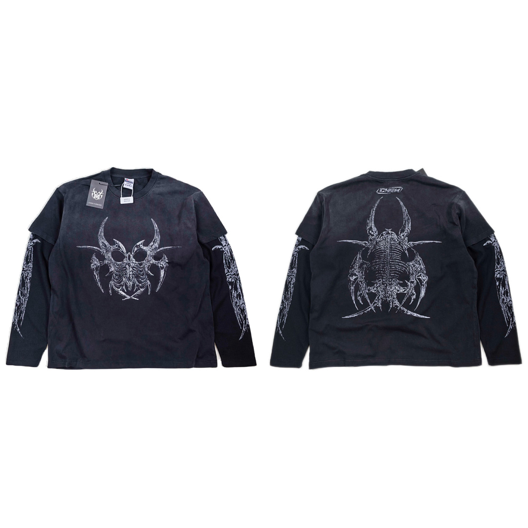 Chanel 168 CHEW FOREVER Long Sleeve : Water Black :S M L - Image 3