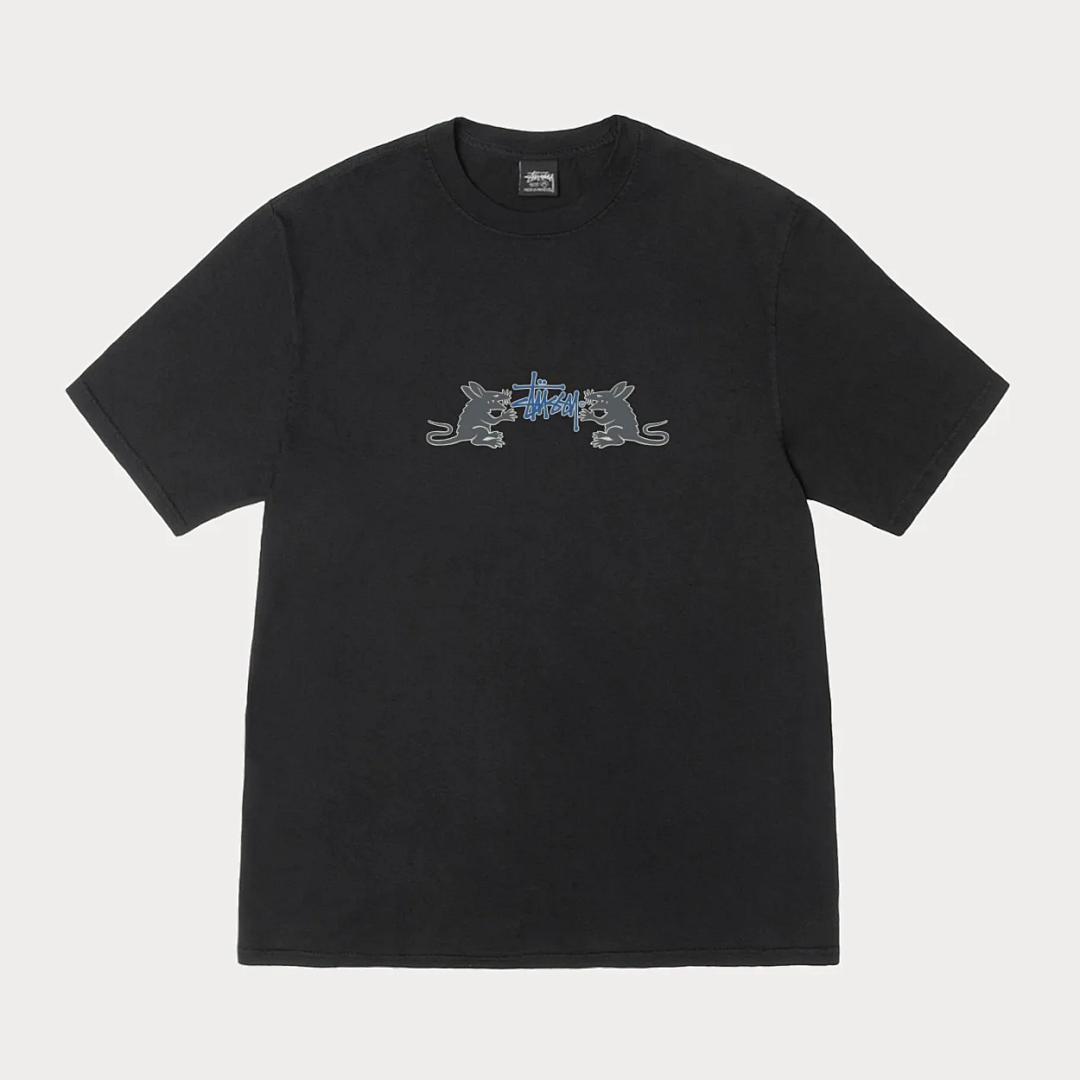 Stussy 108 STU HOMEBREW PIGMENT DYED T-SHIRT Top Classic Short Sleeve T : Black White S M L - Image 3