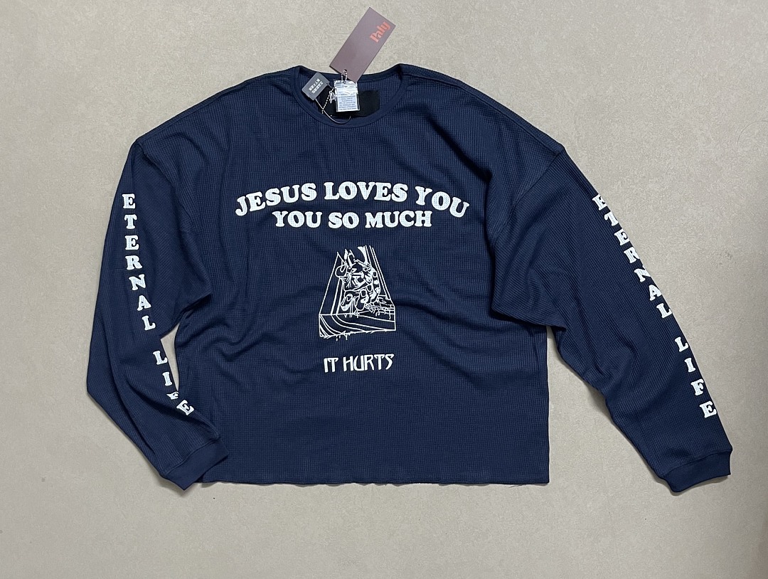 Unbranded 158 Palyhollywood #PALY Eternal Life Navy Long Sleeve T : S M L - Image 6