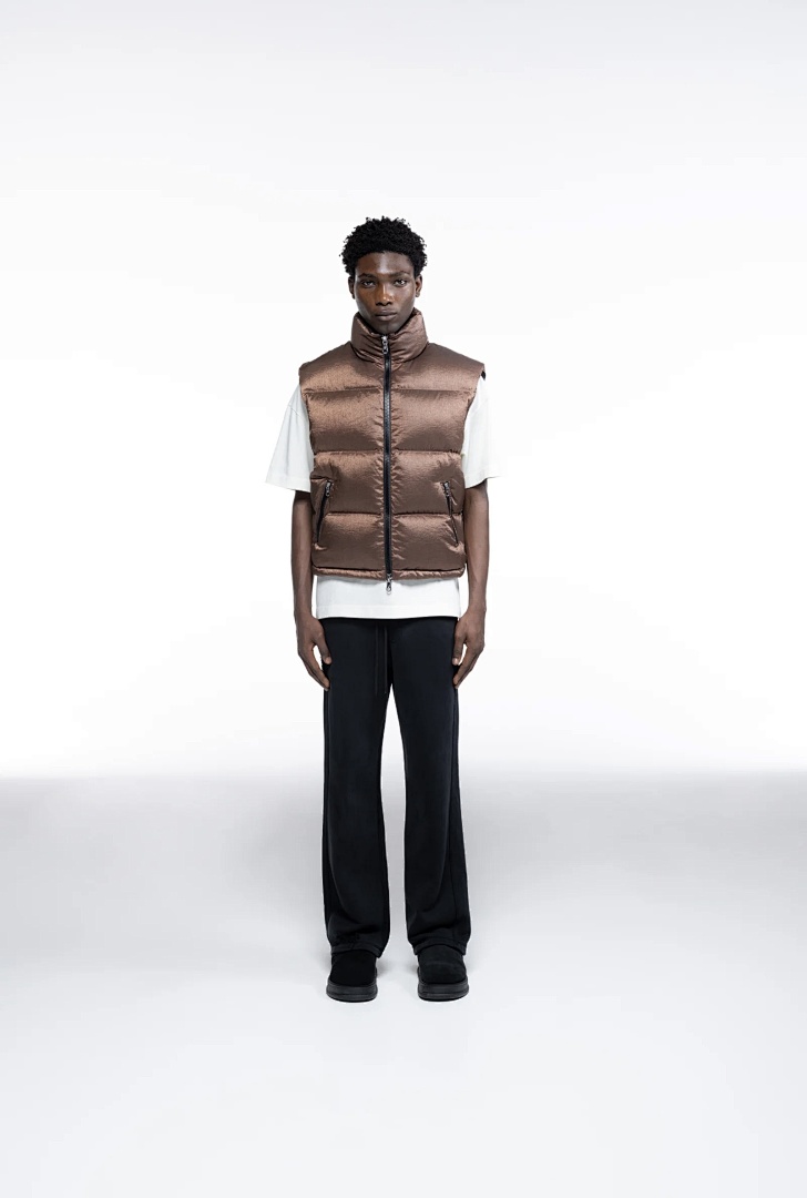 On Running 278 Cole Buxton Gloss Surface Vest Black Coffee S-XL C7037# - Image 40