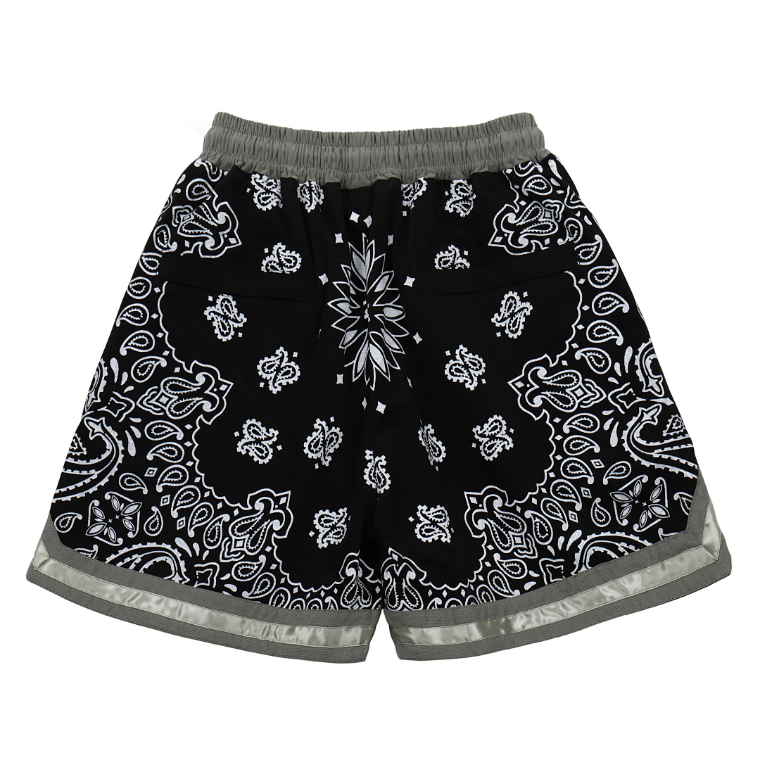Unbranded 198 Askyurself Lace Water Military Canvas Fruit Floral Short Black S-XL 4022# - Image 3