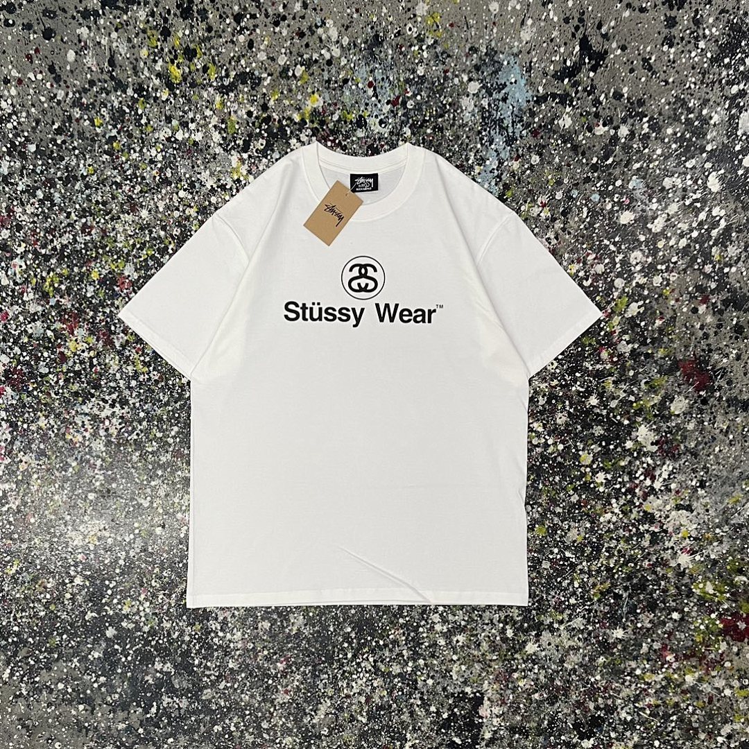Stussy 108 Stu Short Sleeve T : Black White S Ｍ L XL XXL - Image 7