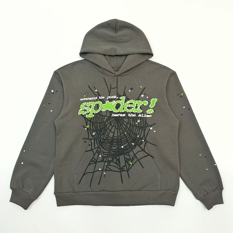 Sp5der HOODIE Brown Angel 555 Mens Womens Top S-XXL