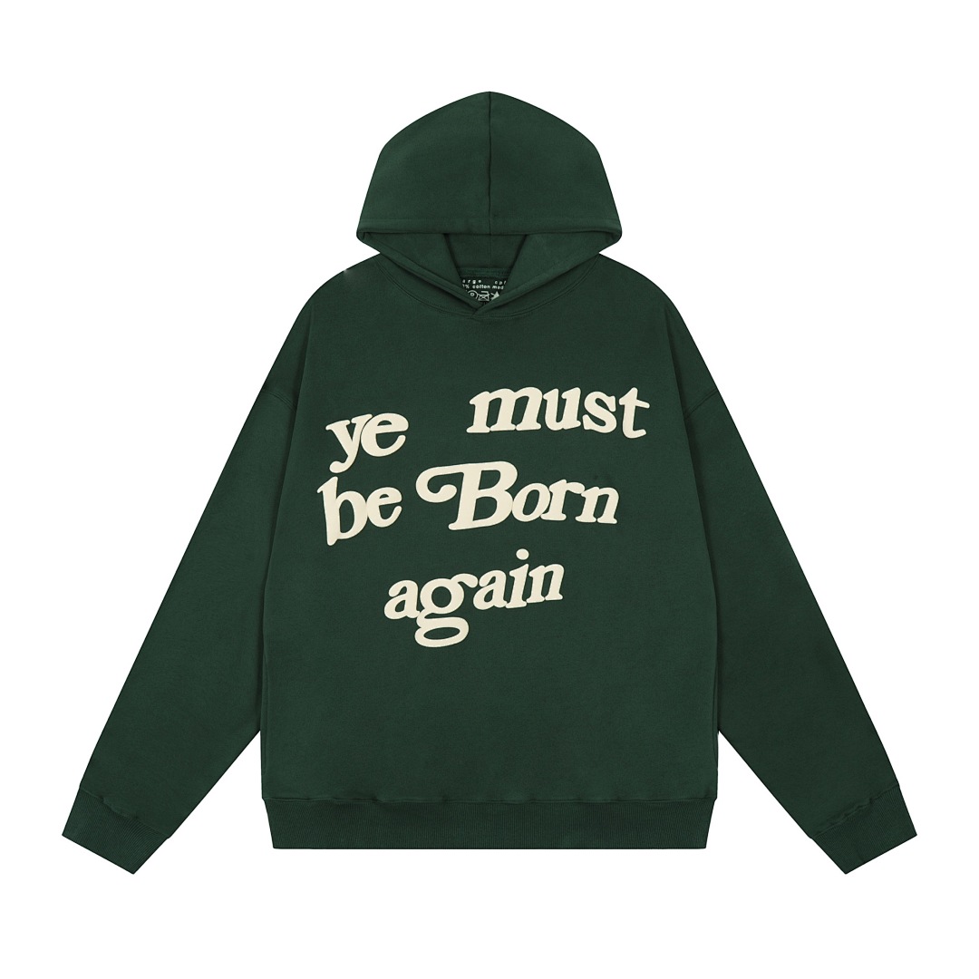 Unbranded 218 CPFM YE MUST BE BORN AGAIN HOODIE Velvet : Black Brown Dark Grey Ink Green Color Blue Yellow Bright Red Orange Purple S M L - Image 5