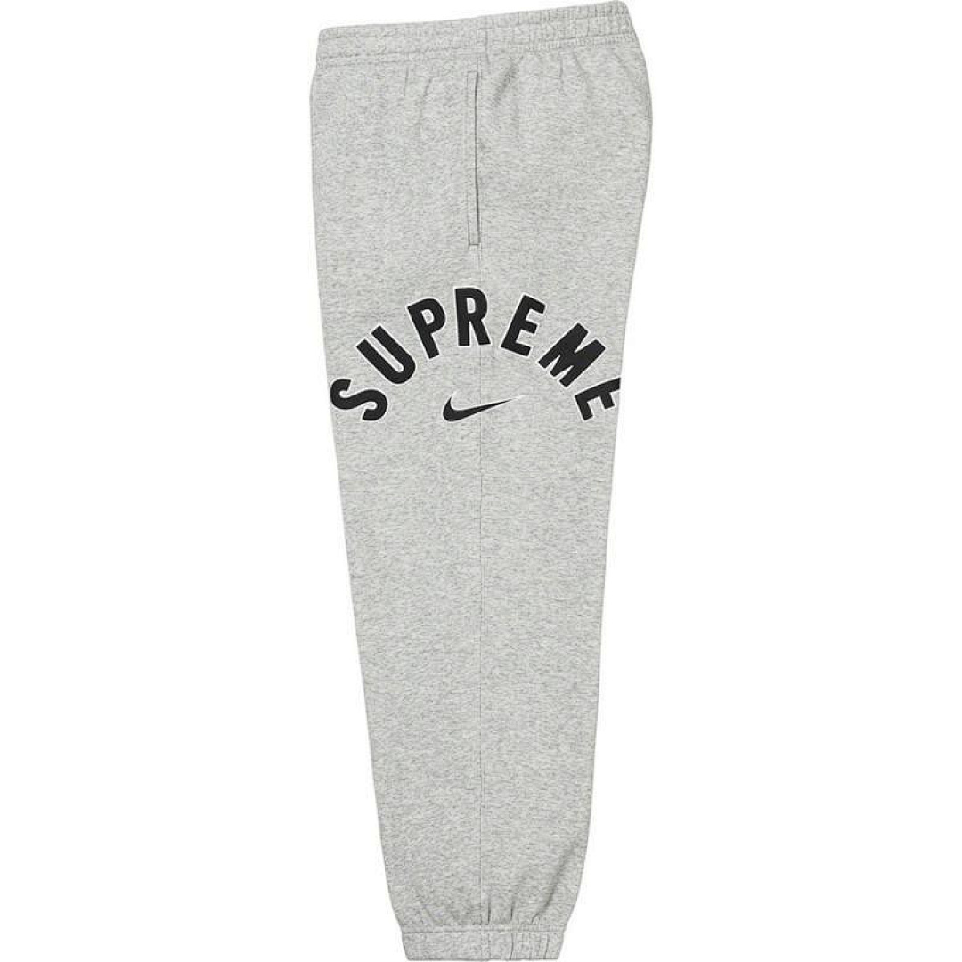 Nike 238 22SS Sup Nike Arc Sweatpant Collab Embroidered LOGO Velvet Long Black Grey S M L XL 1445# - Image 9