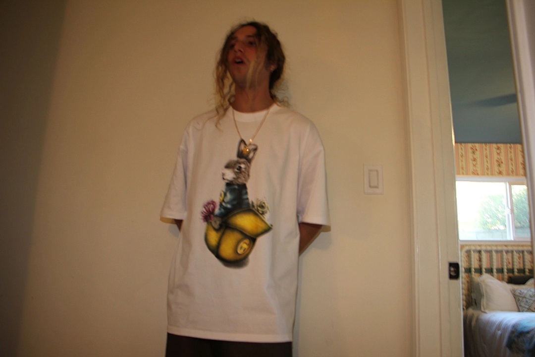Drew House 108 DREW HOUSE Jackie Hat Ss Tee Print Short Sleeve T White S M L - Image 5