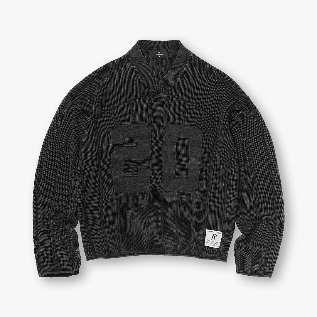 Represent 218 Represent Olive Long Sleeve : S M L XL Washed Black Resent