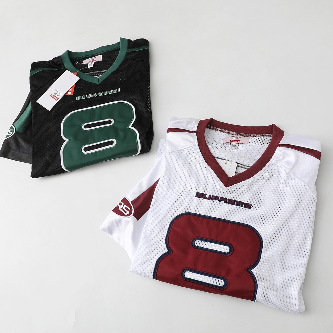 Supreme 298 Martine Rose Collab Short Sleeve Mens Womens : White, Black S-XL - Image 9