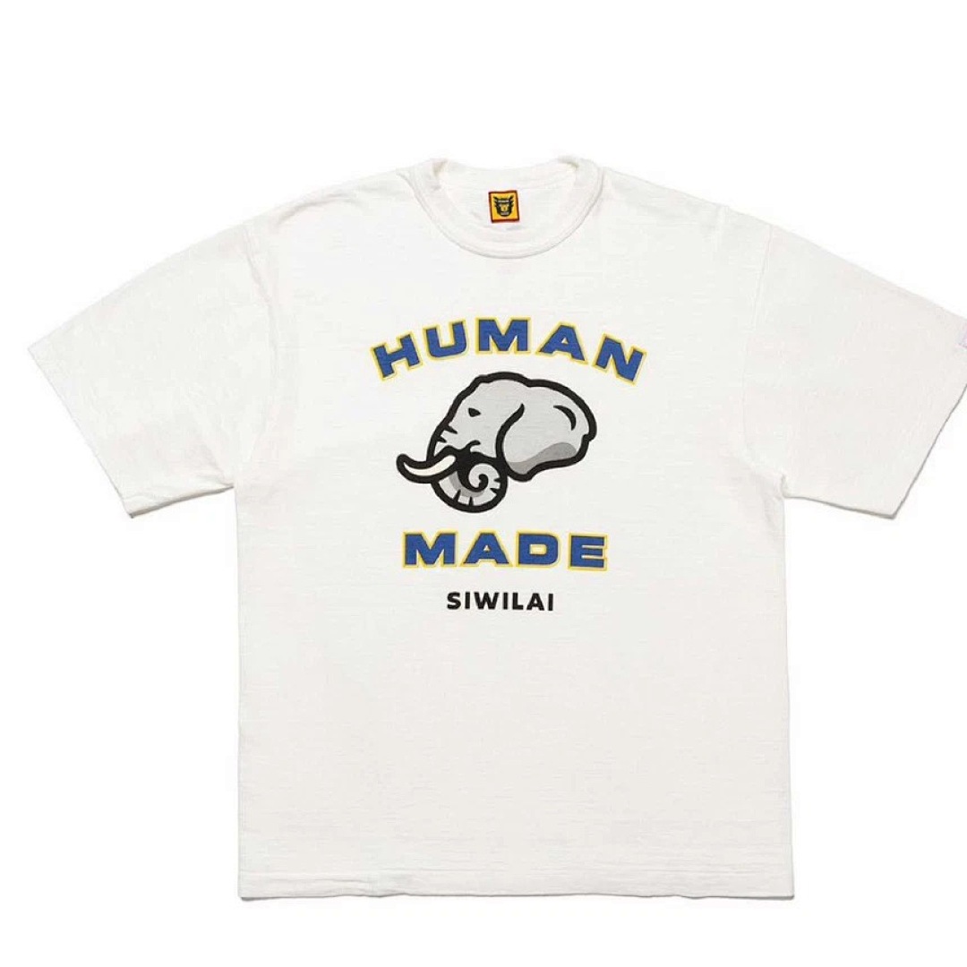 Human Made 118 HUMAN MADE ThailandGRAPHIC T-SHIRT Big Print Short Sleeve T : Black White S-XL - Image 4