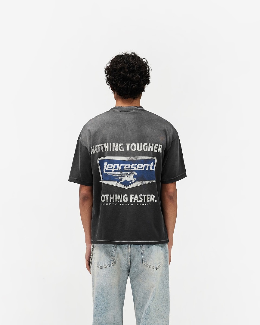 Off-White 148 REPRESENT High Mens Womens Wide Washed Short Sleeve : S M L XL Off (White) - Image 25