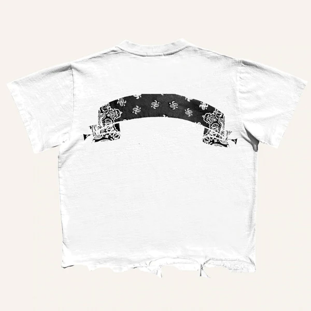 Unbranded 108 ASK ASKYURSELF PAISLEY BANNED Tee LOGO Print Short Sleeve T Big White S-XL 4083# - Image 19
