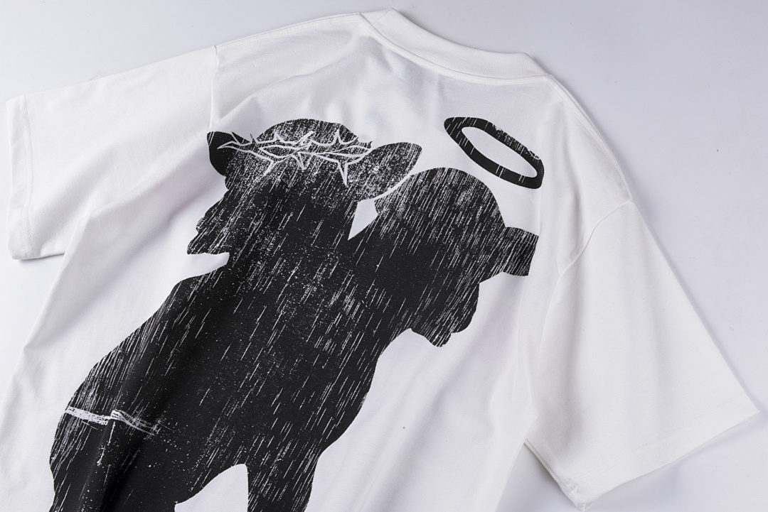 Hellstar 148 Hellstar Studios Tee Wind Print Short T White S-XL - Image 12