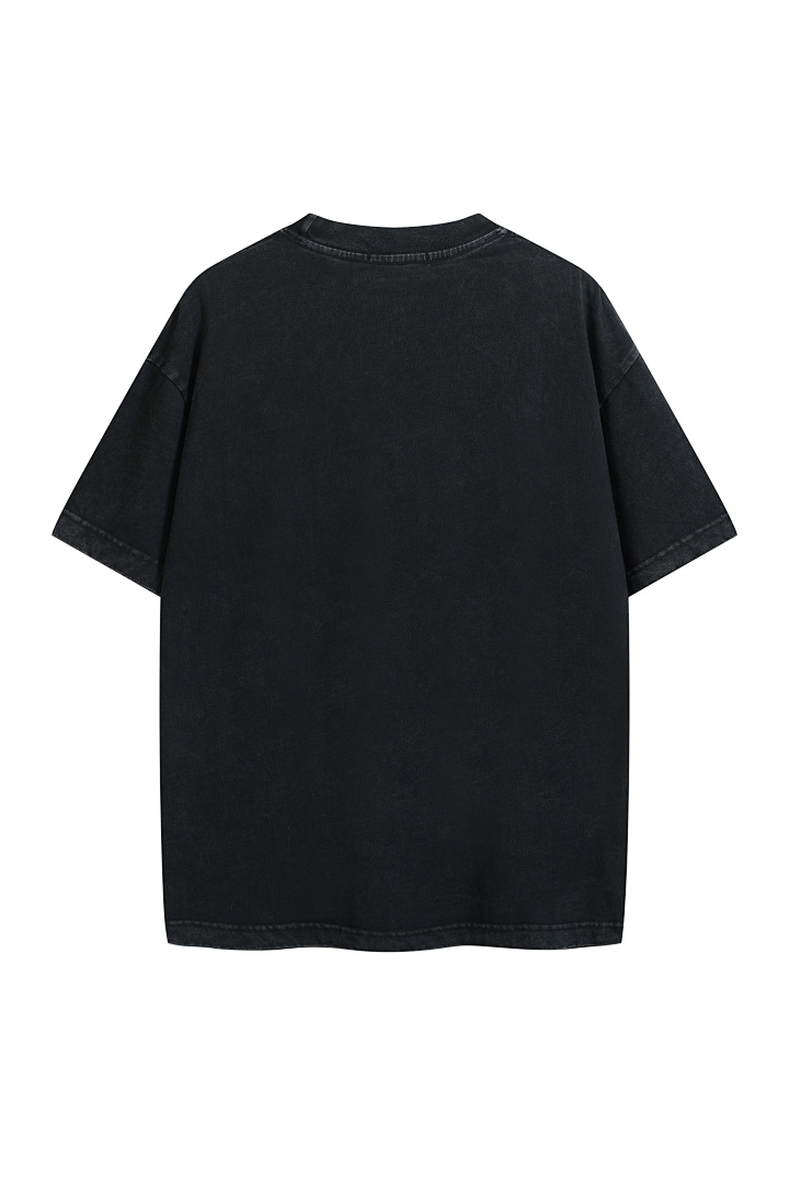 Acne Studios 118 AC Canvas Floral Short Sleeve T Black White Pink S-XL 8082# - Image 4