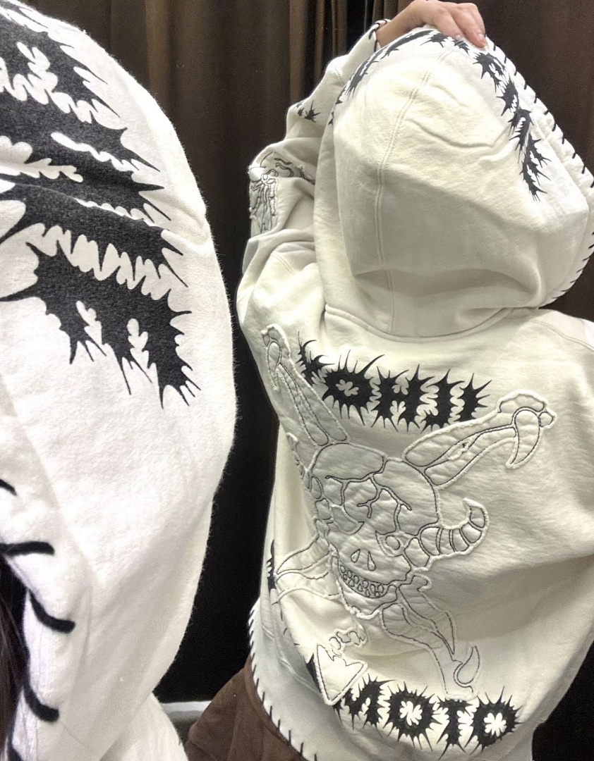 Supreme 498 YS Y'S BY YOHJI YAMAMOTO/ Mountain Collab ZIP UP HOODED / Black Light Apricot S - Image 33