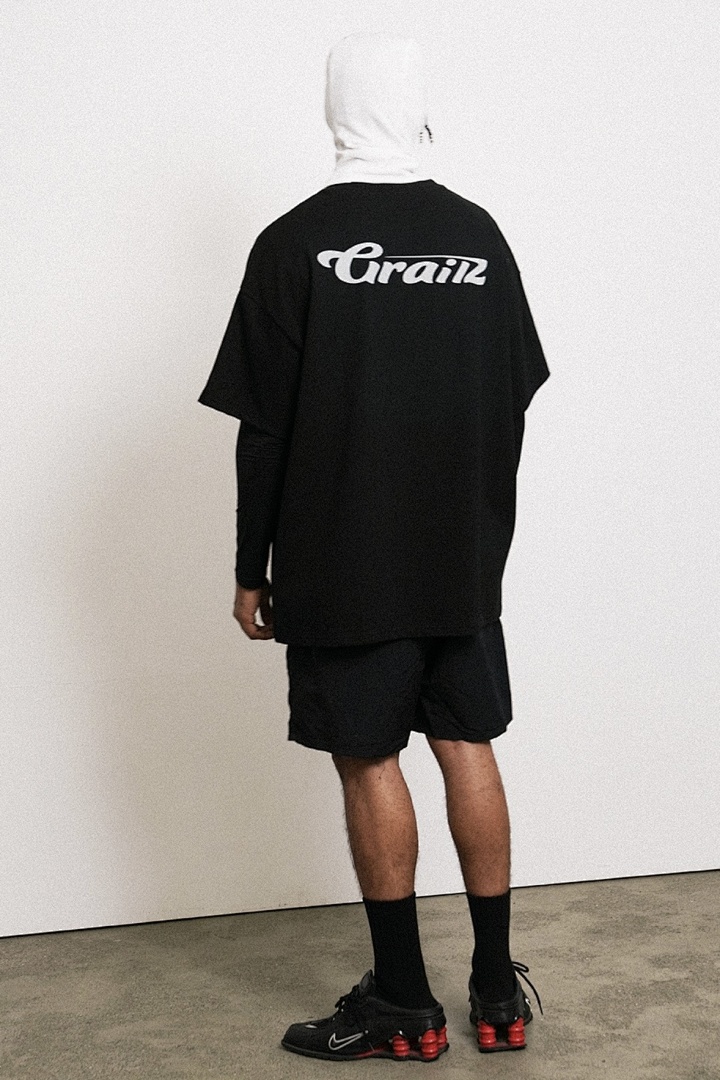 Unbranded 118 GRAILZ Logo Print Short Sleeve T Black White 1 2 3 G1906# - Image 40
