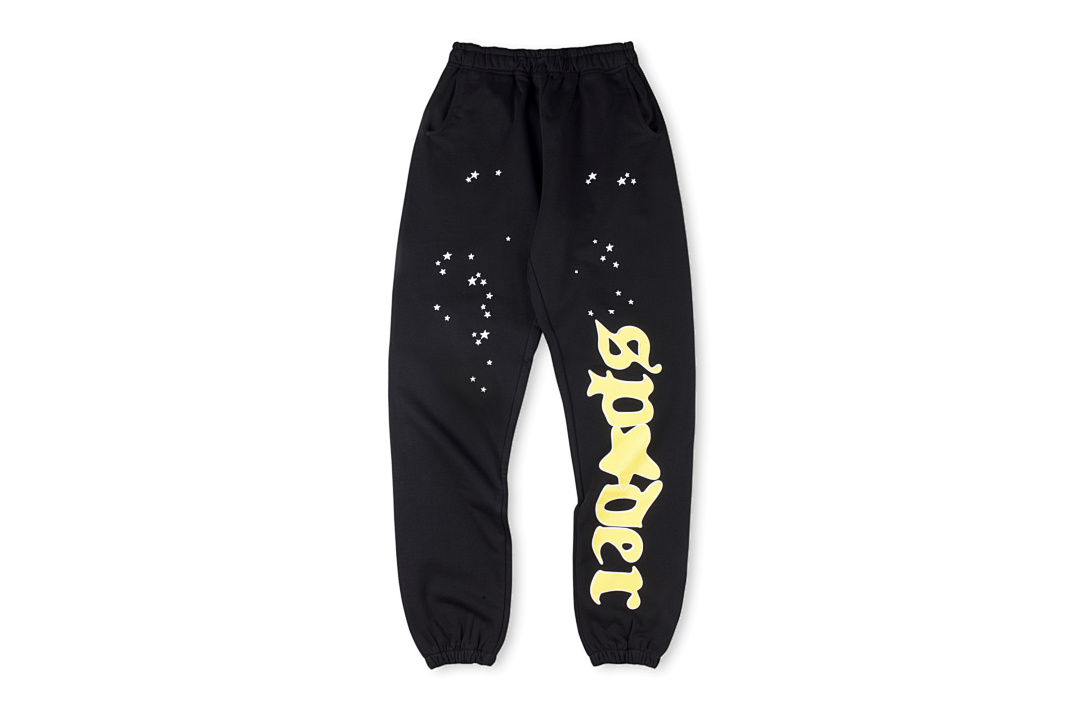 Sp5der 248 Sp5Der Worldwide Jeffery Hoodie Star Mens Womens Long Black S-XL