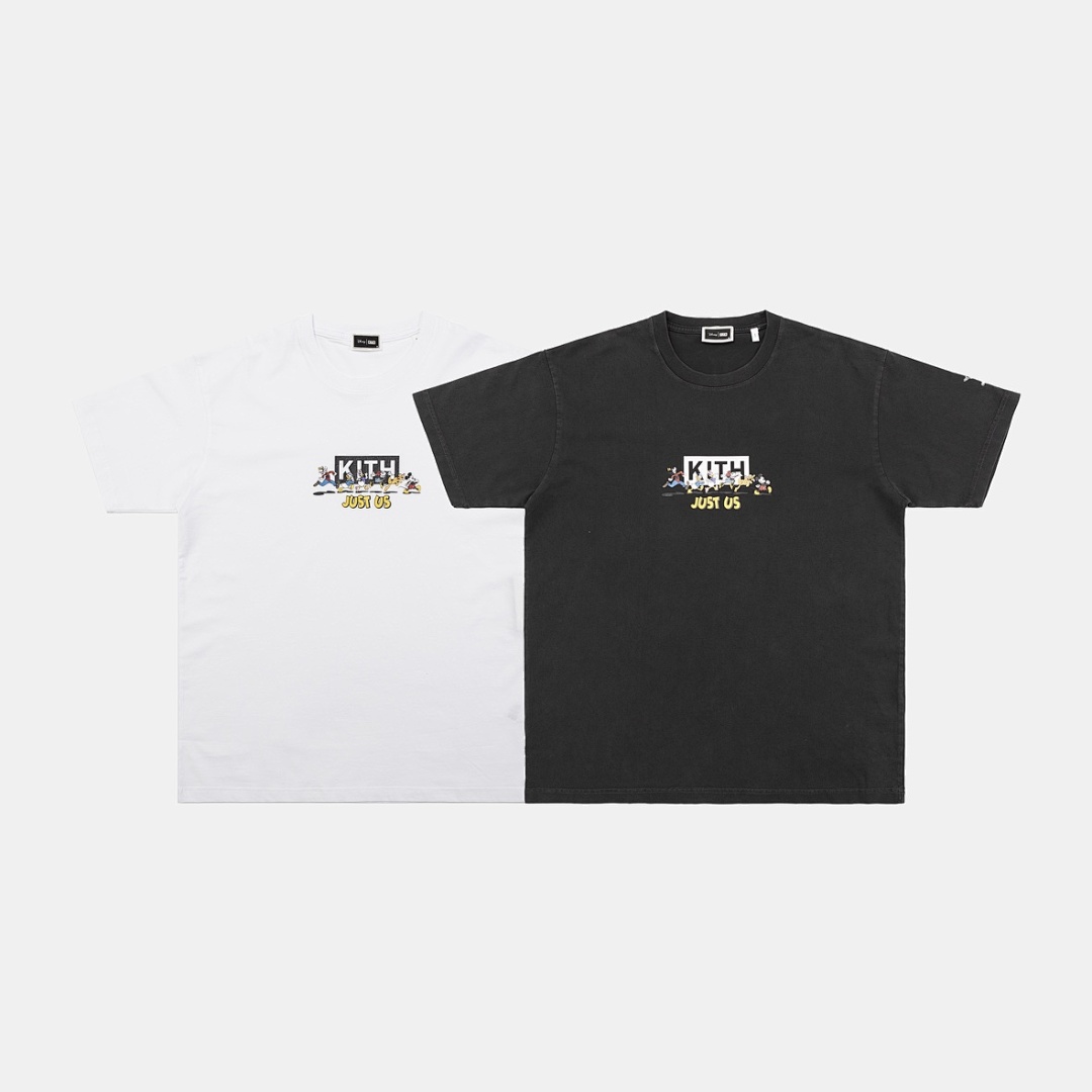 Adidas 138 Kith X Disney Full Short Sleeve SIE: S M L XL : (Black White) - Image 3