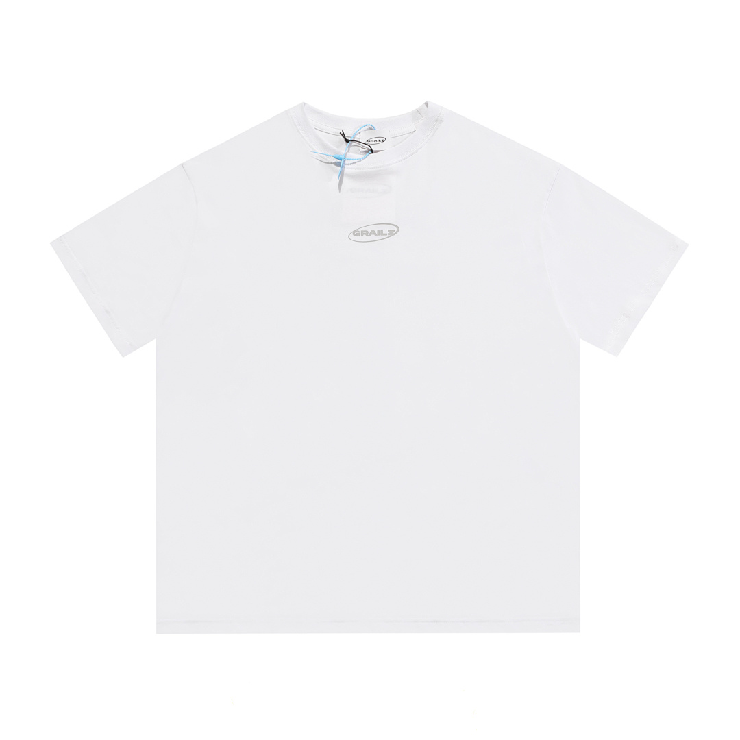Unbranded 98 Grailz Limited Exclusive Label Logo Print Wide Short Sleeve T Black White 1 2 3 G167# - Image 16