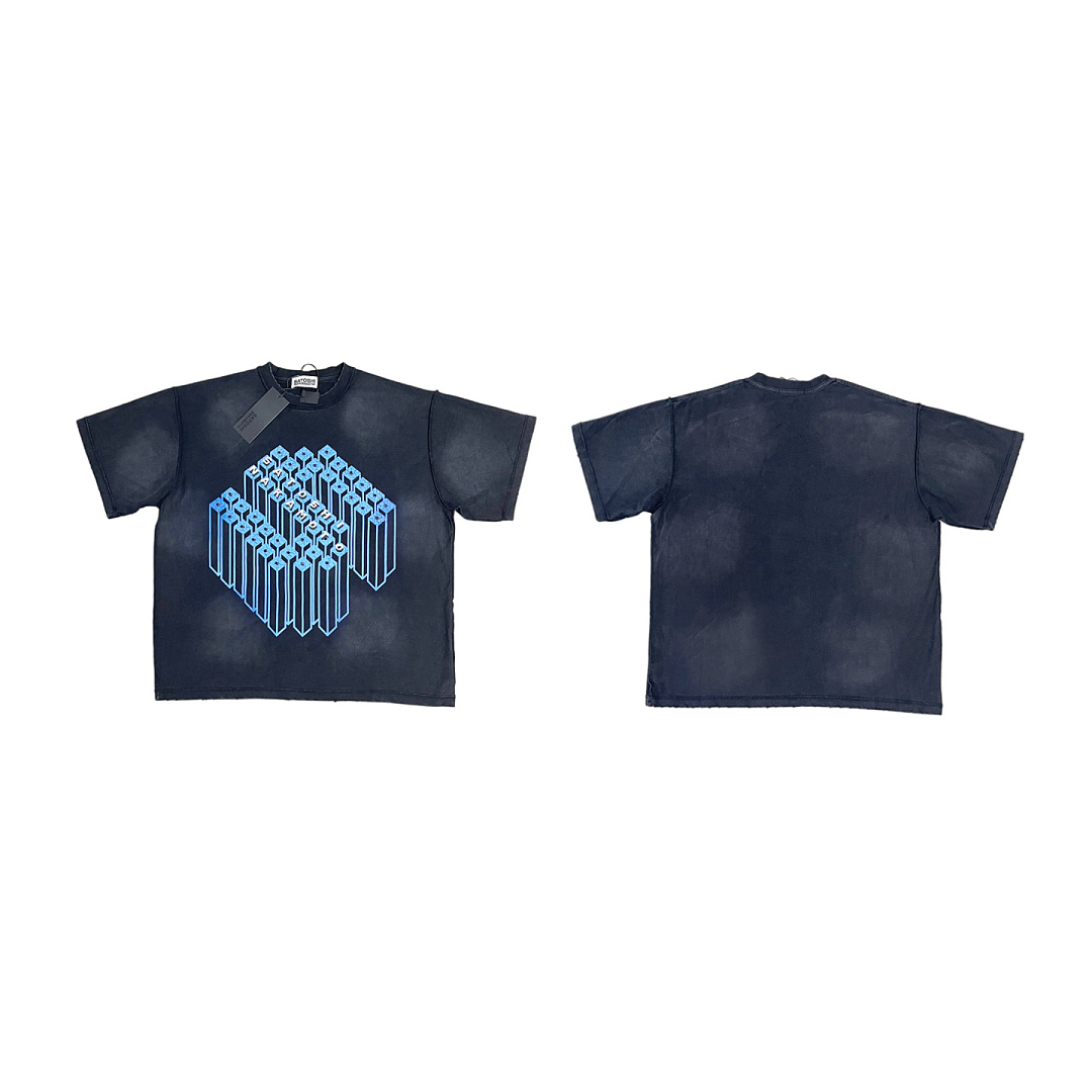 Unbranded 128 SATOSHI NAKAMOTO Gridlock T : Washed Black S M L - Image 3