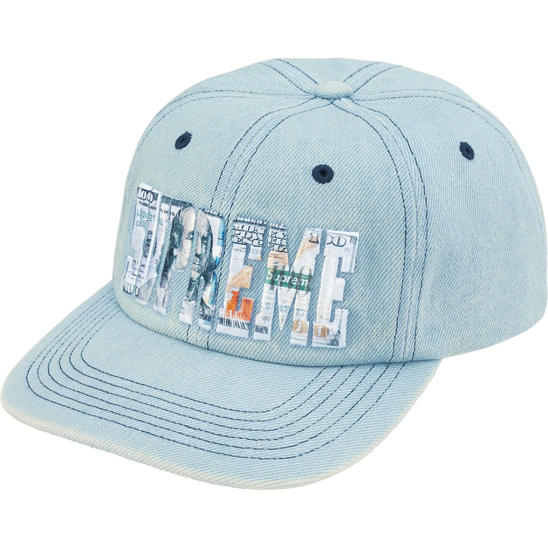 Supreme 128 EMBROIDERED MONEY (Black Pink Blue Red Light) - Image 10