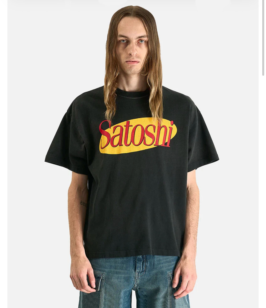 Unbranded 128 Satoshi NAKAMOTO Gum T : Washed Black S M L - Image 16