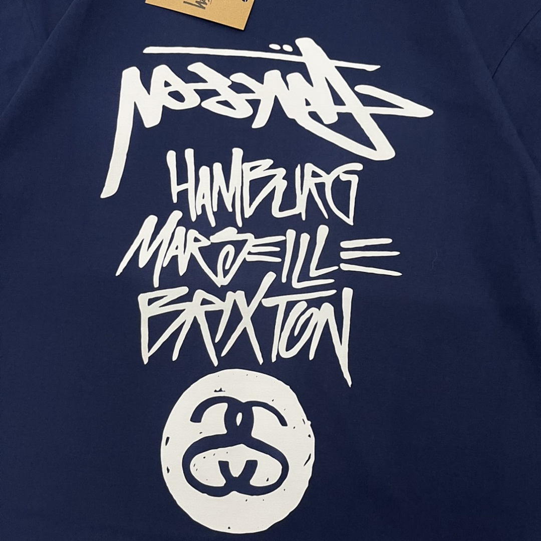Stussy 108 Stu Reversed Print Short Sleeve T : Black White Apricot S Ｍ L XL XXL - Image 8