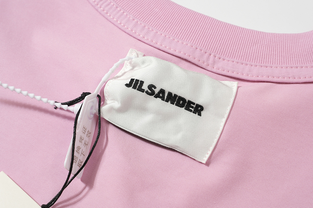 Unbranded 108 JIL SANDER Gum Logo Print Short Sleeve T Light Grey Pink Blue Black White SML J9890# - Image 77