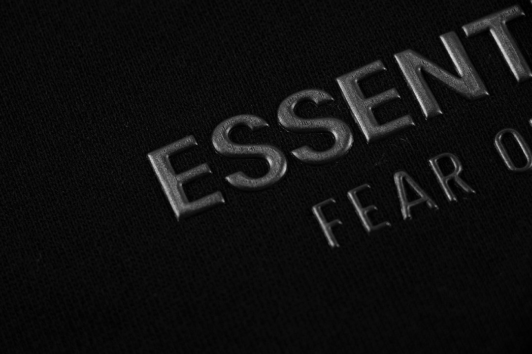 Essentials 148 Ess SS25 Classic Hoodie Label Print Short Silk Silver Gum Black Grey Brown Oatmeal XS-XL - Image 11