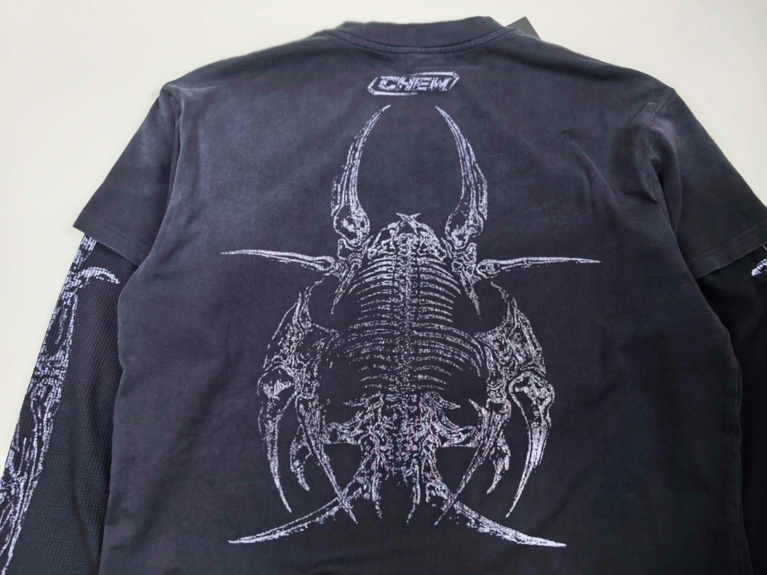 Chanel 168 CHEW FOREVER Long Sleeve : Water Black :S M L - Image 5