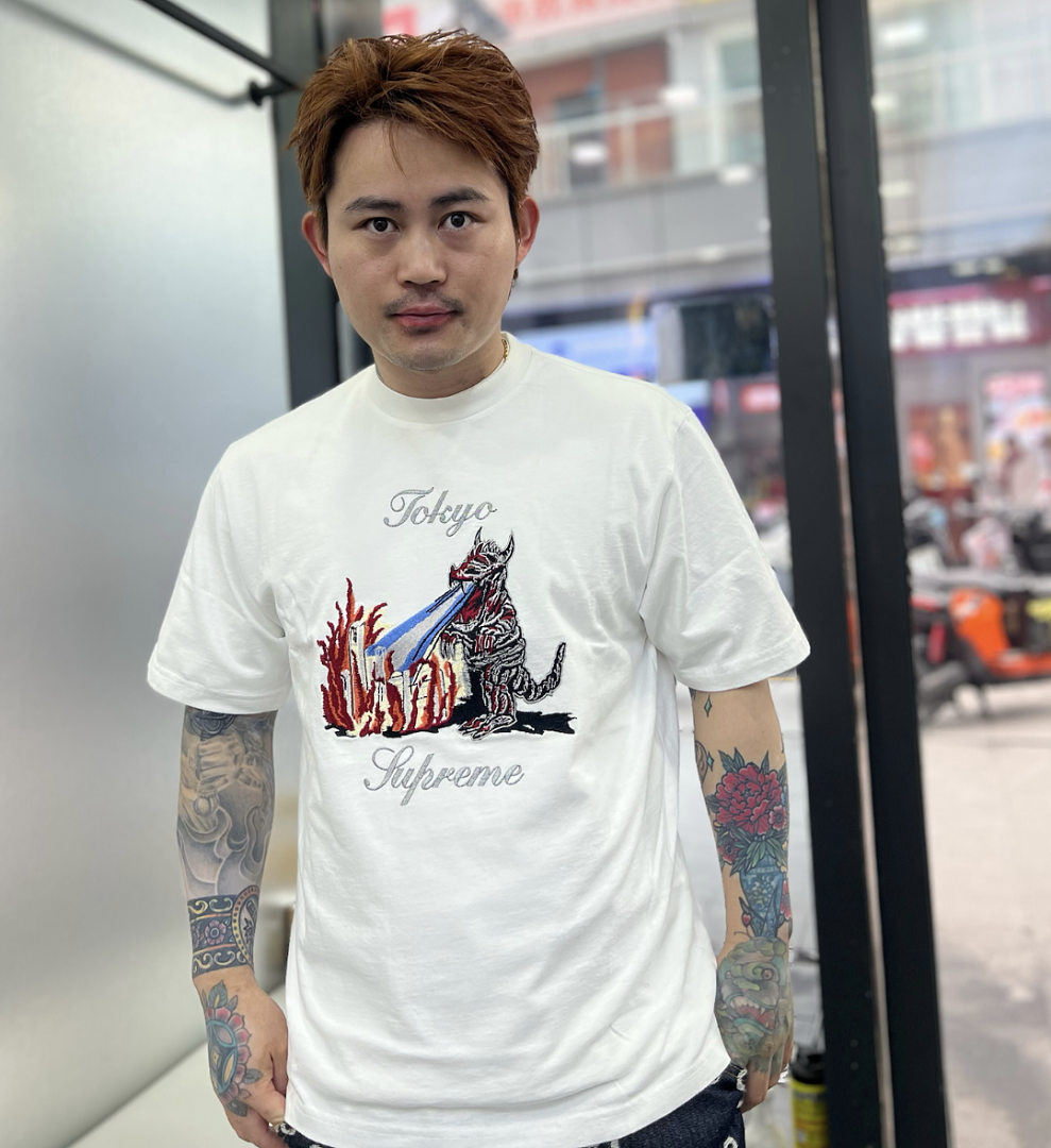 Supreme 178 SS26 MONSTER Tokyo Embroidered Small T Black White S-XL - Image 35