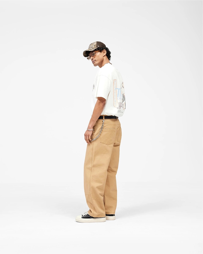 Represent 148 REPRESENT High Mens Womens Wide Washed Short Sleeve : S M L XL (White) - Image 30