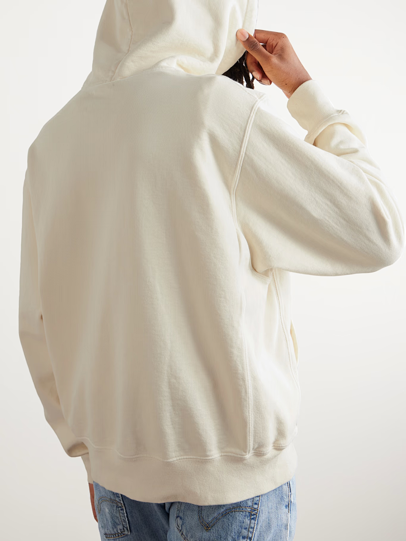 Gallery Dept 238 GALLERY DEPT. FUCKED UP LOGO HOODIE Print Fleece : Cream Apricot S M L - Image 5