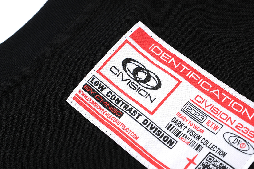 On Running 108 CIVISION By CSC Embroidered LOGO Label Short Sleeve T Black White 1 2 3 3407# - Image 13