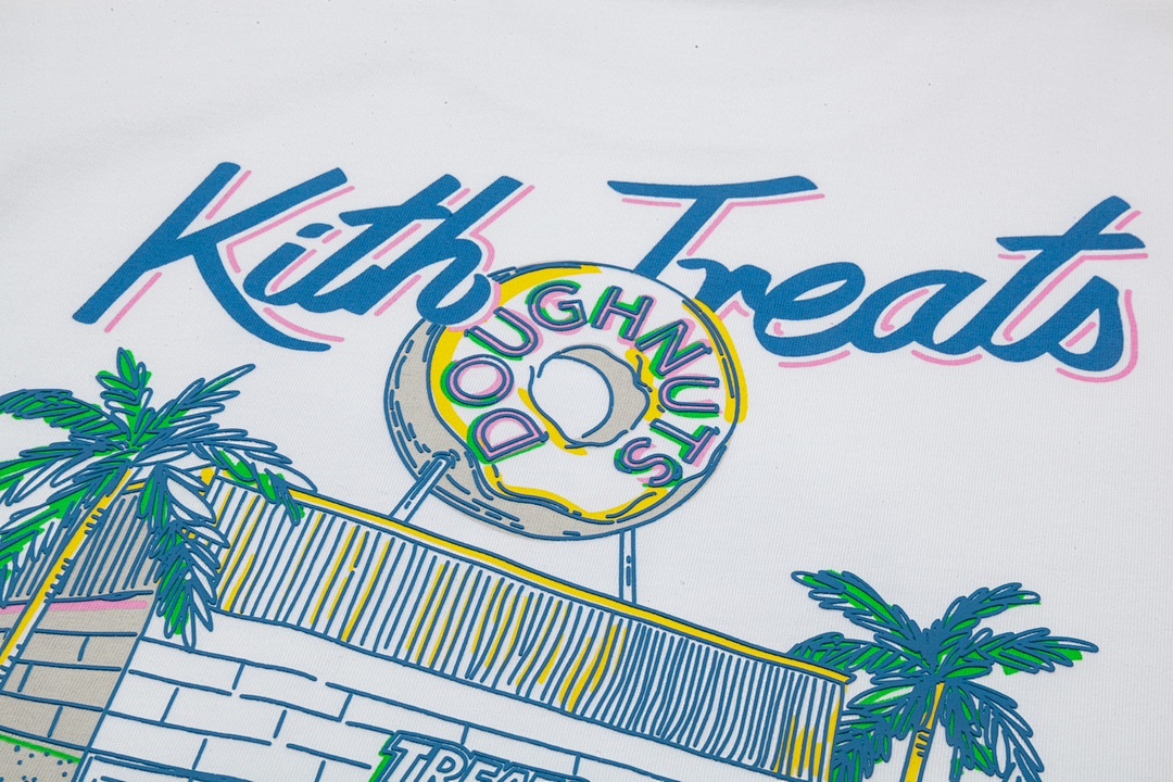 Adidas 138 KITH TREATS II Tee Limited Exclusive Print Wide Short Sleeve : Black White S M L - Image 17