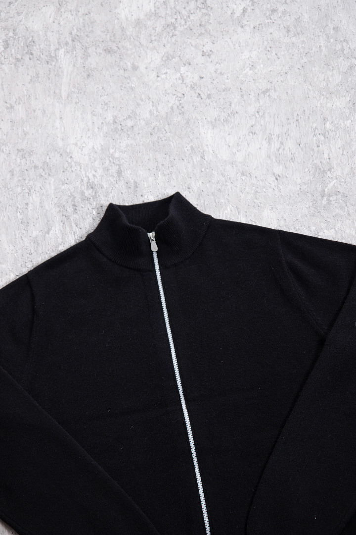 Unbranded 298 Solid High Collar Fleece : White Black Grey S-XL - Image 10