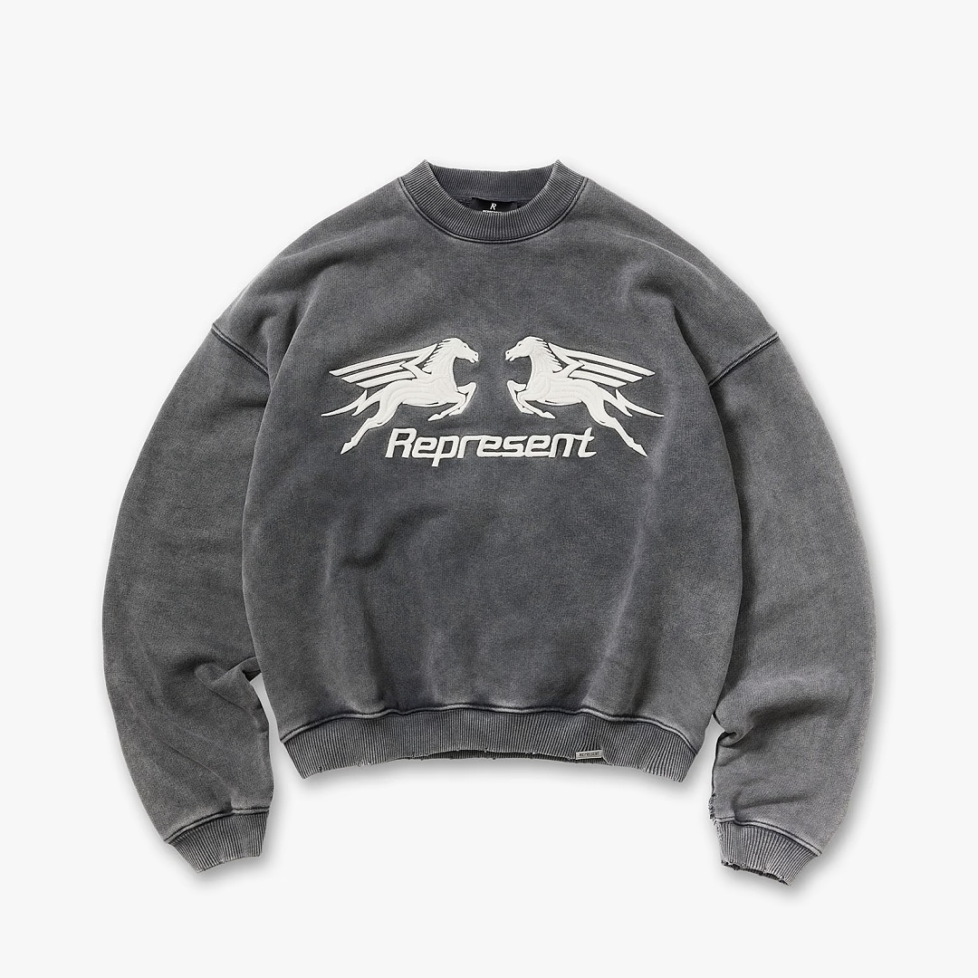 Represent 198 Represent Double Embroidered Collar : S M L XL