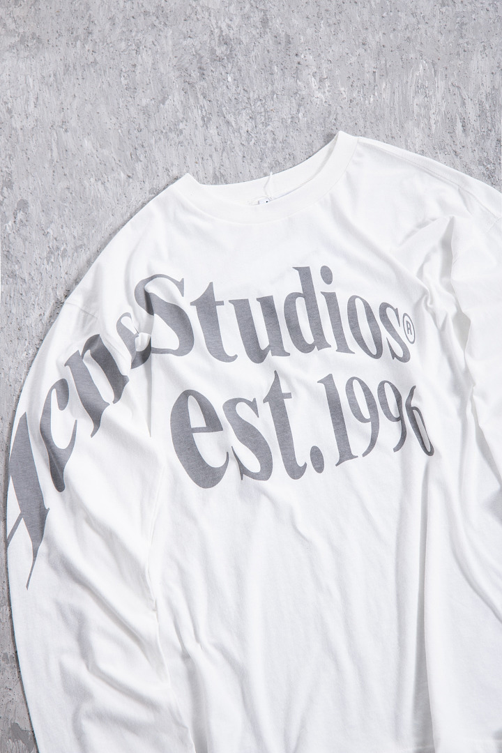 Acne Studios 158 AC 1996 Long Sleeve : White Light Blue S-XL 3385 Small - Image 10