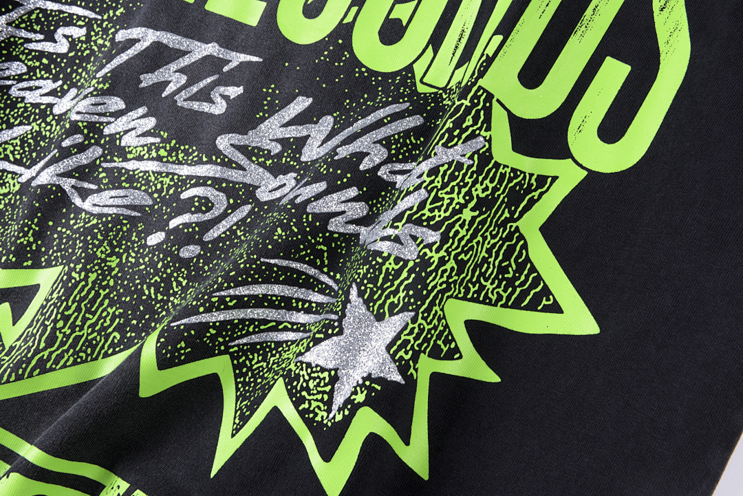 Hellstar 168 Hellstar Studios High Patch Print Short T Black S-XL - Image 12