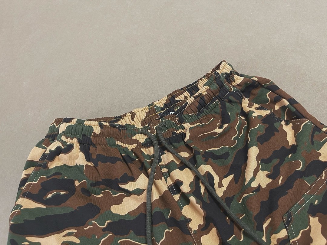 Bape 178 Glitch Woodland Camo Double Wide Version Model Short : S M L - Image 7