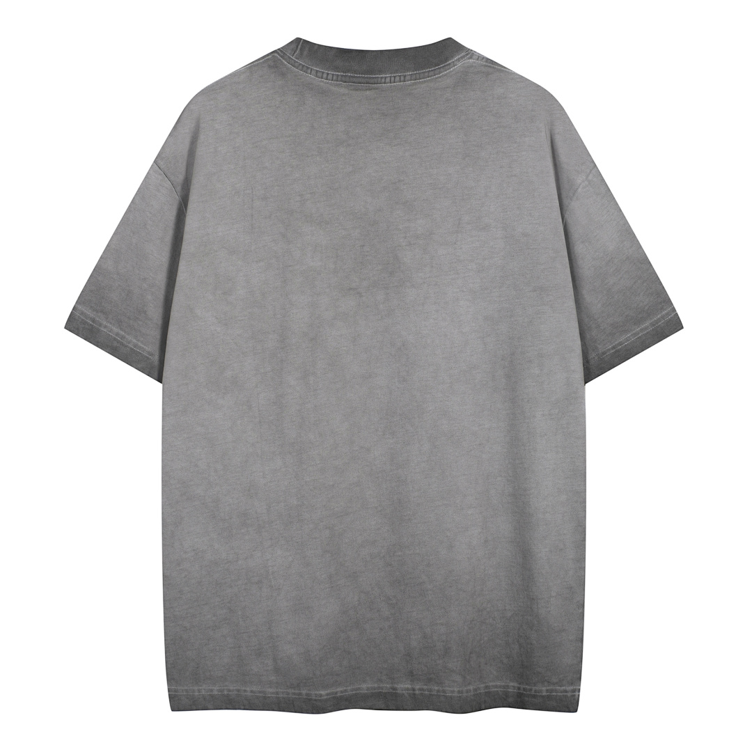Miu Miu 128 MIU Adult Floral Short Sleeve T Water Grey S-XL 8048# - Image 3