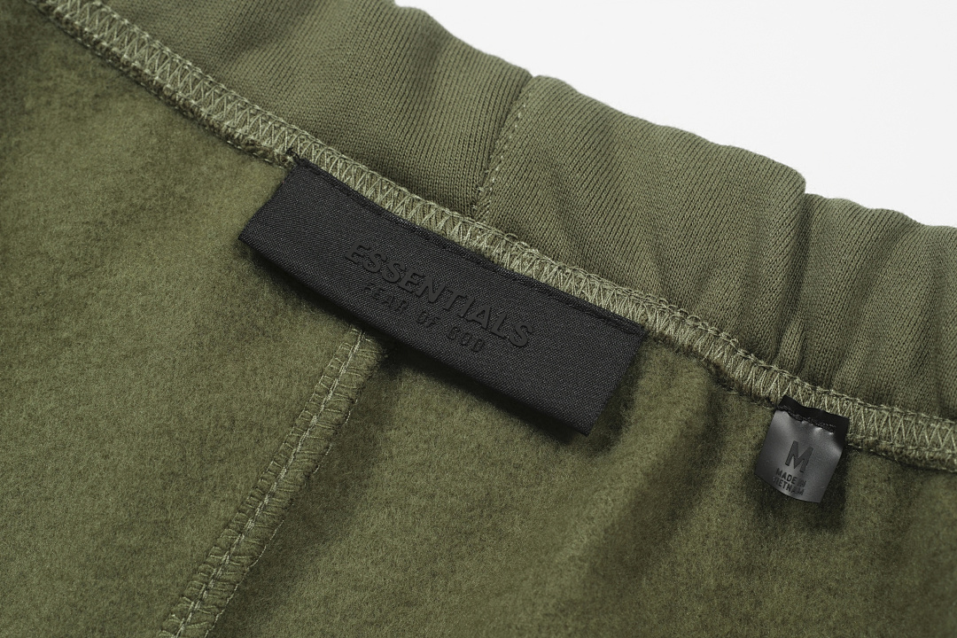 Essentials 148 Ess Fall24 BACK TO SCHOOL Fleece Soccer Short Print Black Green Olive Oatmeal Grey Sea Blue S-XL - Image 52