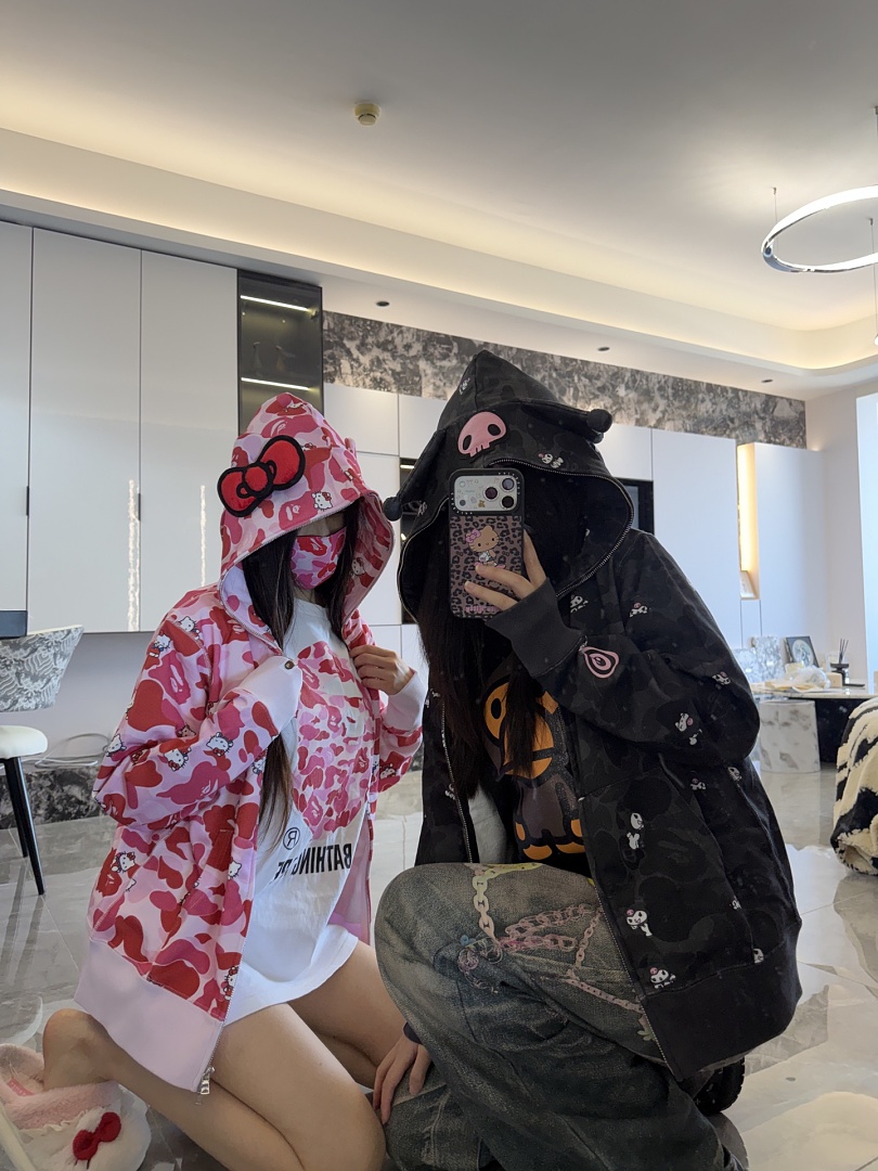 Bape 438 Collab Triple : Black Pink S-XL - Image 37