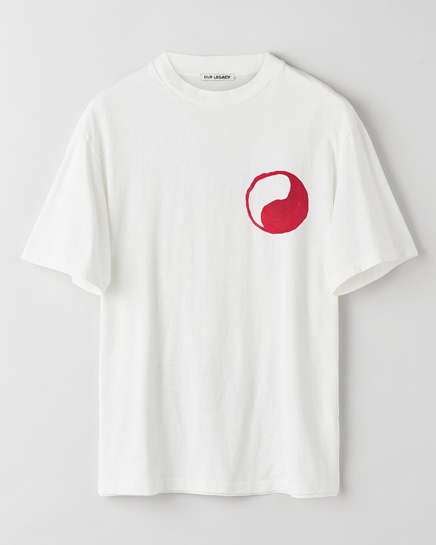 Unbranded 108 OUR LEGACY Work Shop Collab Spacedelicious Print Short Sleeve T White 46 48 50 52 3736# - Image 20
