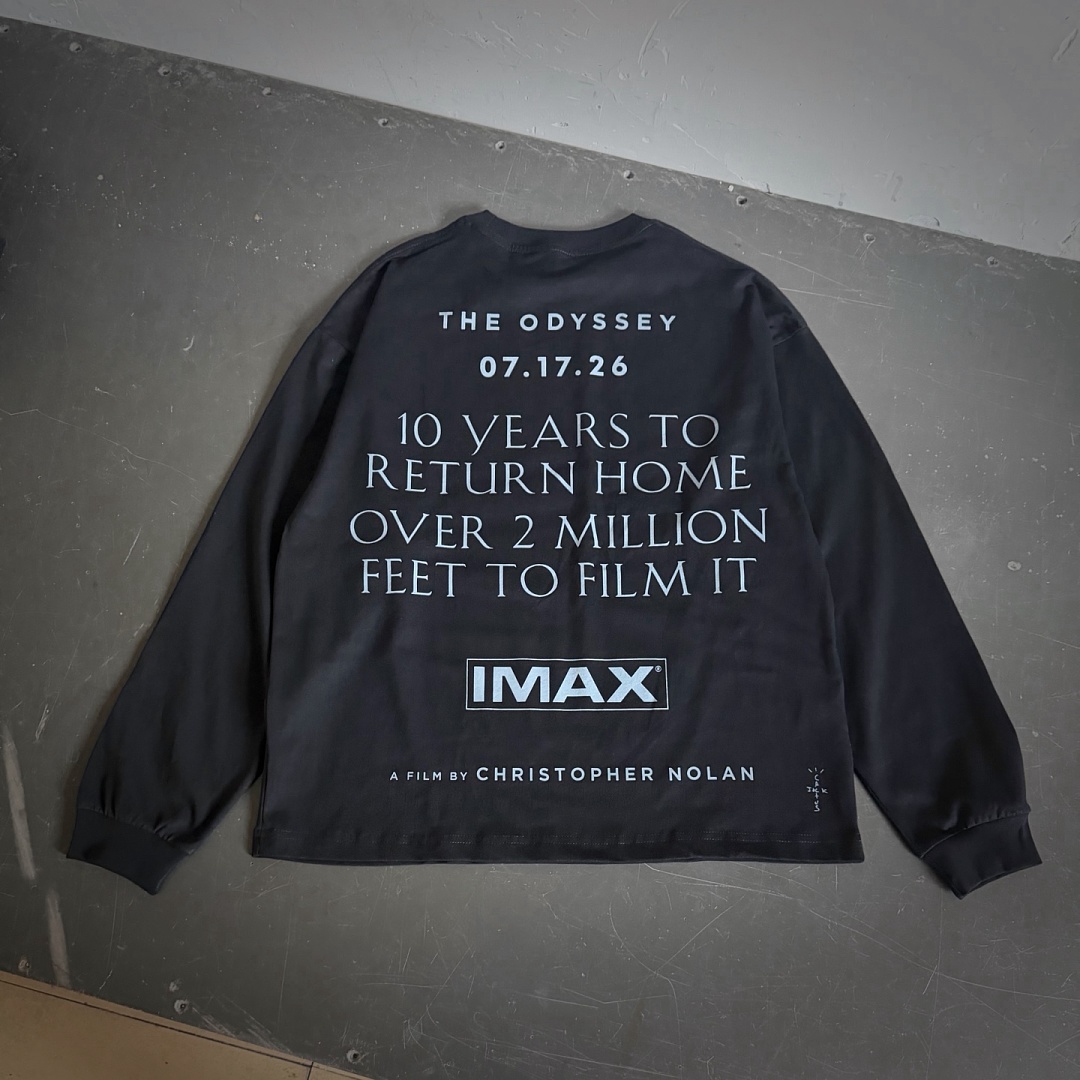 Unbranded 138 Travis Scott X 《 》 Print Long Sleeve T : S M L XL (Black) - Image 6