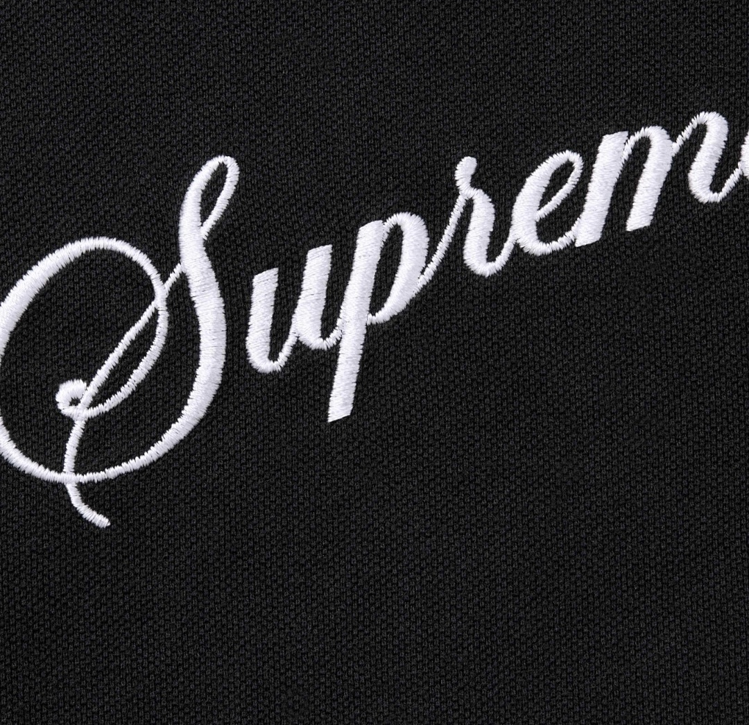 Ralph Lauren 198 SS25 CURSIVE POLO 7 No Embroidered Short Sleeve Black Light Blue S-XL - Image 4