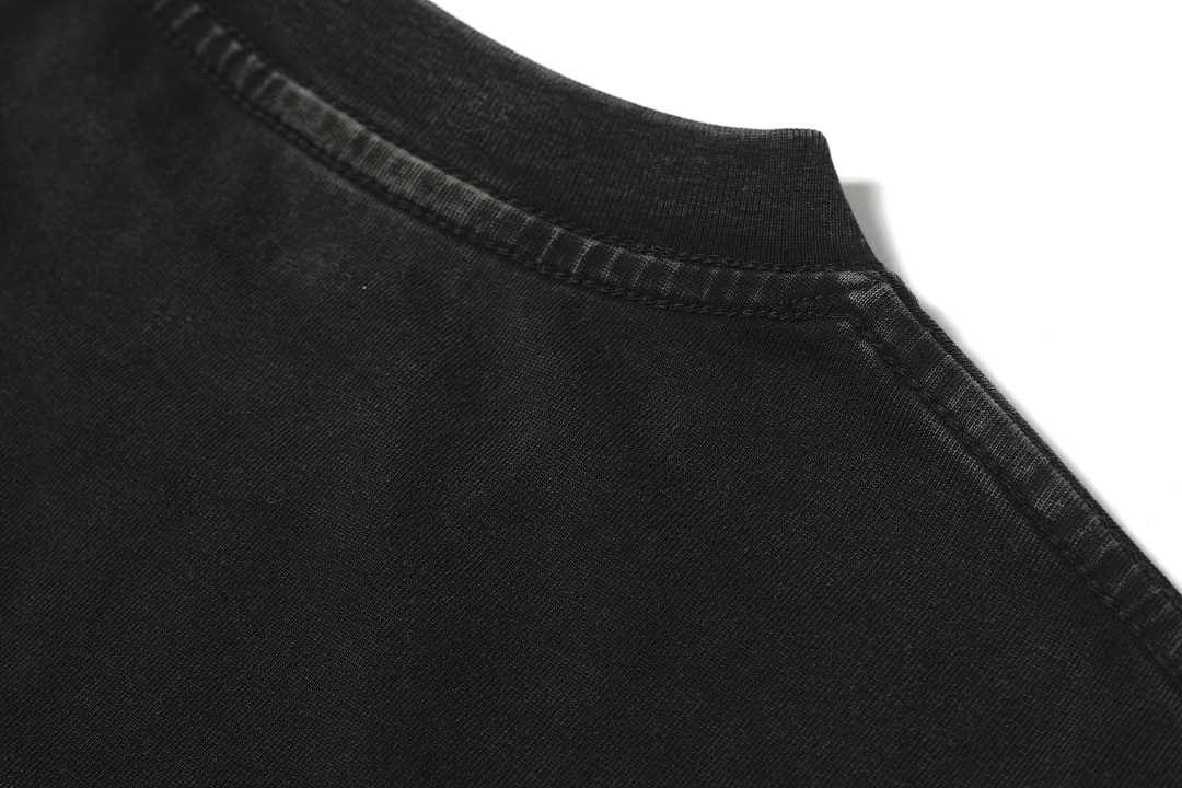 Unbranded 118 Mar Reverse LOGO Print Short Sleeve Black S-XL 8059# - Image 7