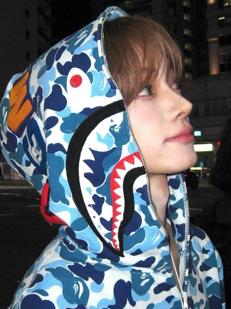 Bape 438 : Green Camo Red Yellow Purple Pink Blue Grey White Black S-XL - Image 87
