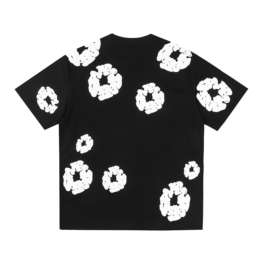 Unbranded 118 DENIM TEARS Cotton Floral High Short Sleeve Black Grey Blue Green Purple Red Orange Pink S-XL 291# - Image 4