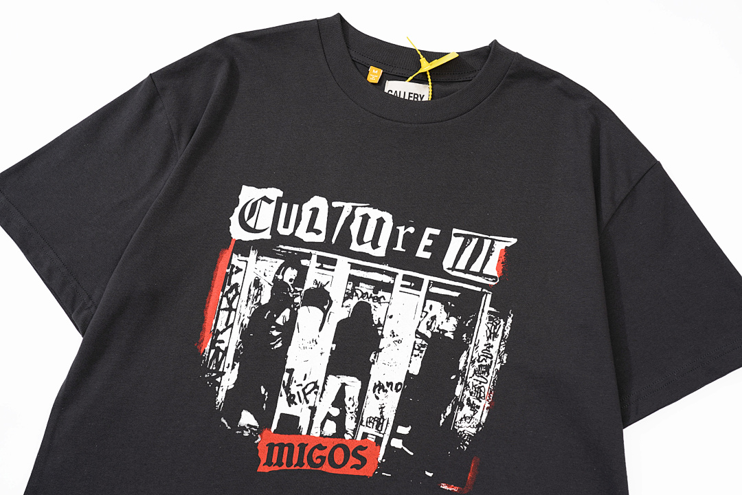Gallery Dept 118 Gallery Dept. Vintage Print Short Sleeve T Black S-XL 3930# - Image 4